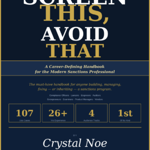 Screen This, Avoid That: Sanctions Strategies for TradFi, CeFi, DeFi & Beyond